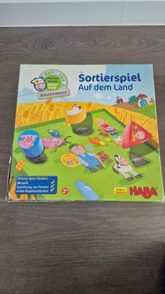 Haba boerderij soorteerspel - sortierspiel Auf dem Land, Ophalen of Verzenden, Gebruikt