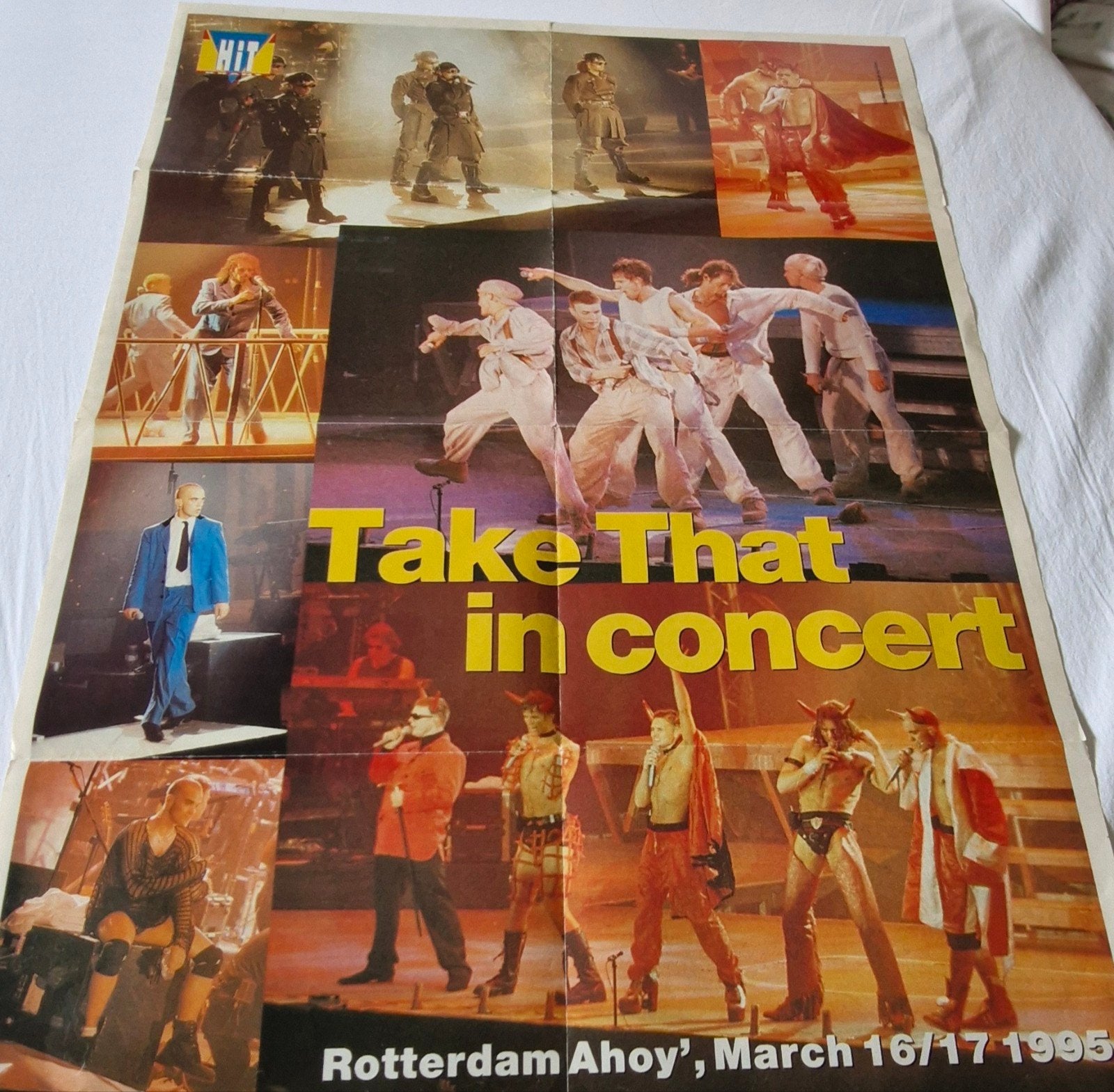 Vintage Star Trek Generations & Take That Concert Poster, Ophalen of Verzenden, A1 t/m A3, Film en Tv, Rechthoekig Staand