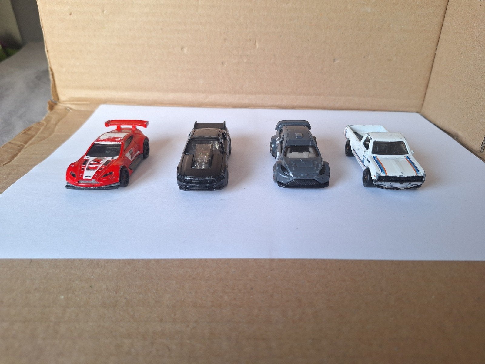 HotWheels 4 stuks, Ophalen of Verzenden, Gebruikt