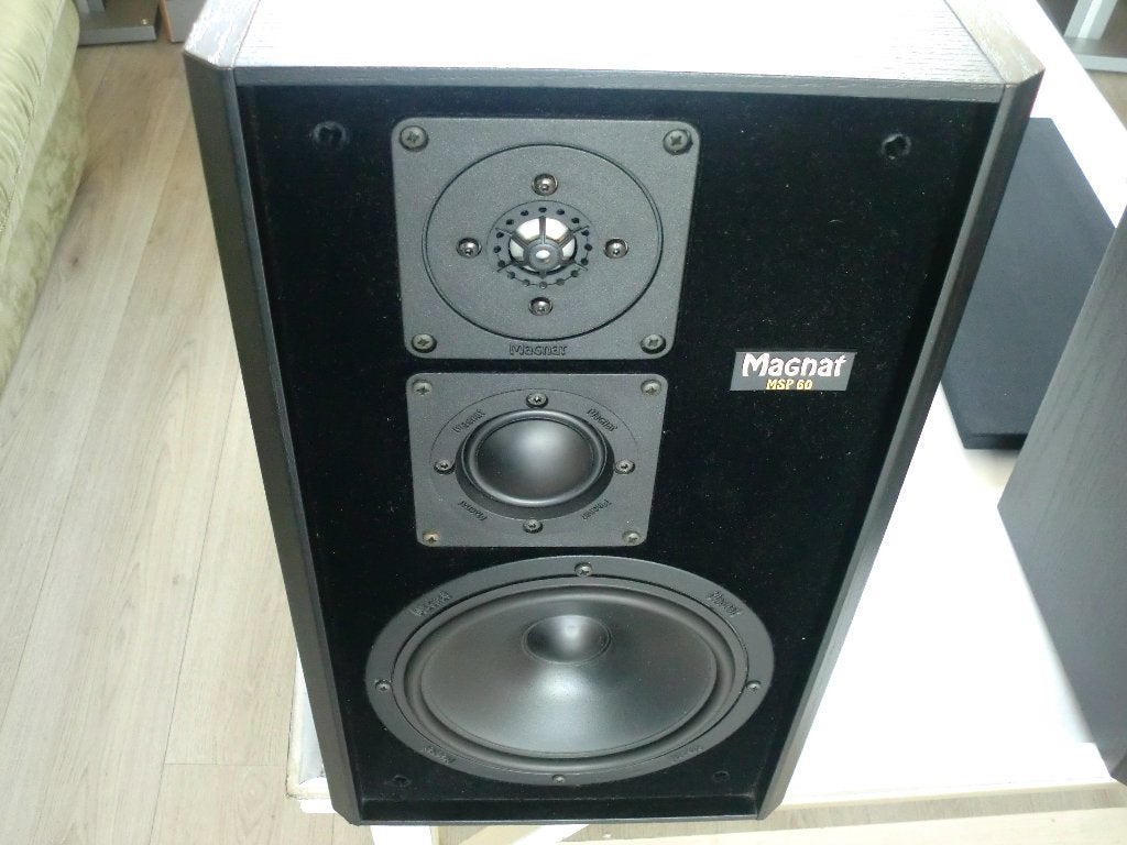 Magnat MSP60 drie weg Vintage., Ophalen, Magnat, Zo goed als nieuw, 60 tot 120 watt