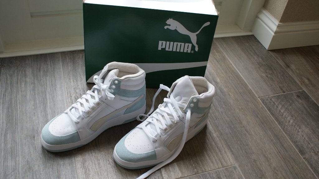 TE KOOP NIEUWE GYMPEN   MAAT 44.5   (MET DOOS), Kleding | Heren, Schoenen, Ophalen, Puma, Wit, Nieuw