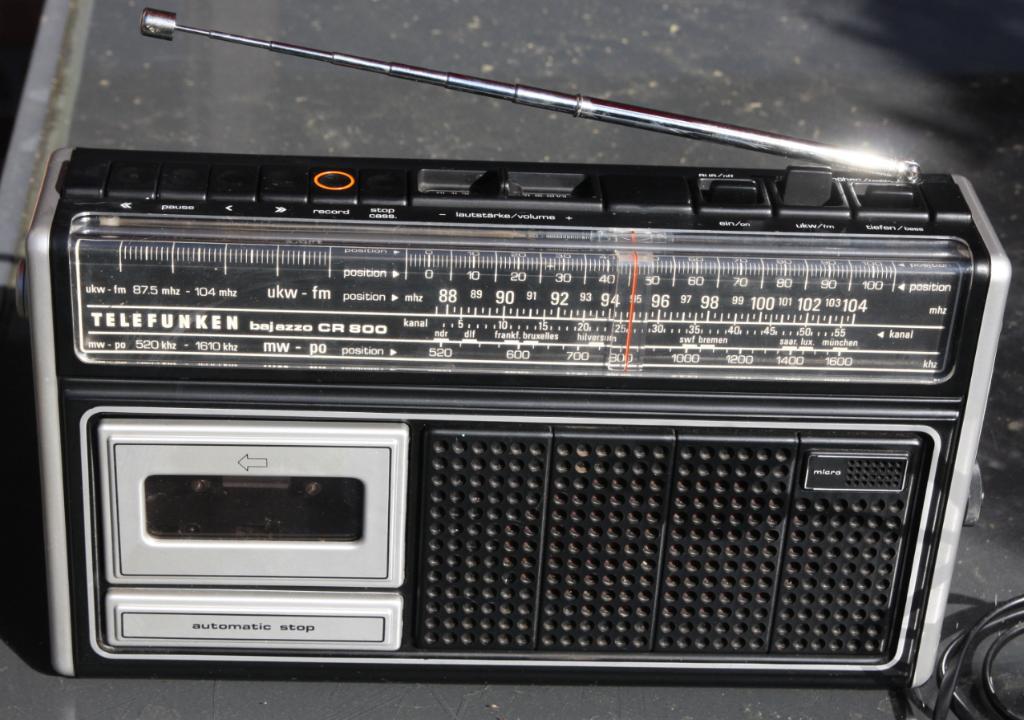 Telefunken bajazzo CR800, Ophalen, Gebruikt, Transistorradio