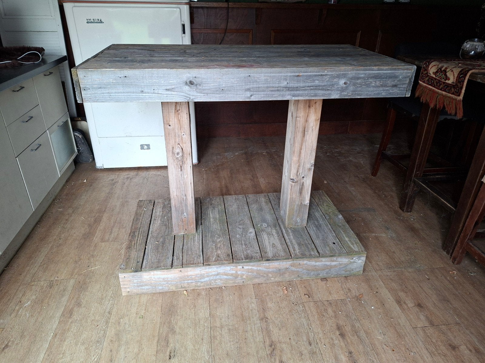 Mooie douglas kroeg tafel, Ophalen