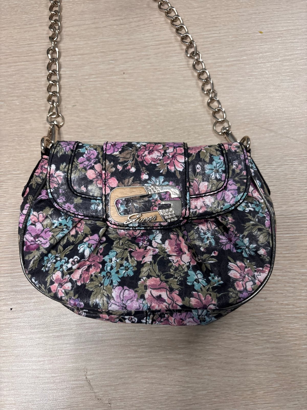 Guess Schoudertasje met Bloemenprint, Ophalen of Verzenden, Gebruikt, Overige kleuren, Schoudertasje