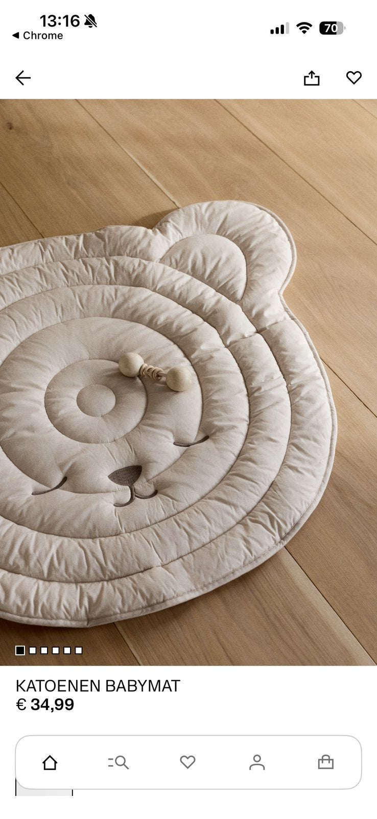 Mooi speelkleed H&M Home, Ophalen of Verzenden, Zo goed als nieuw