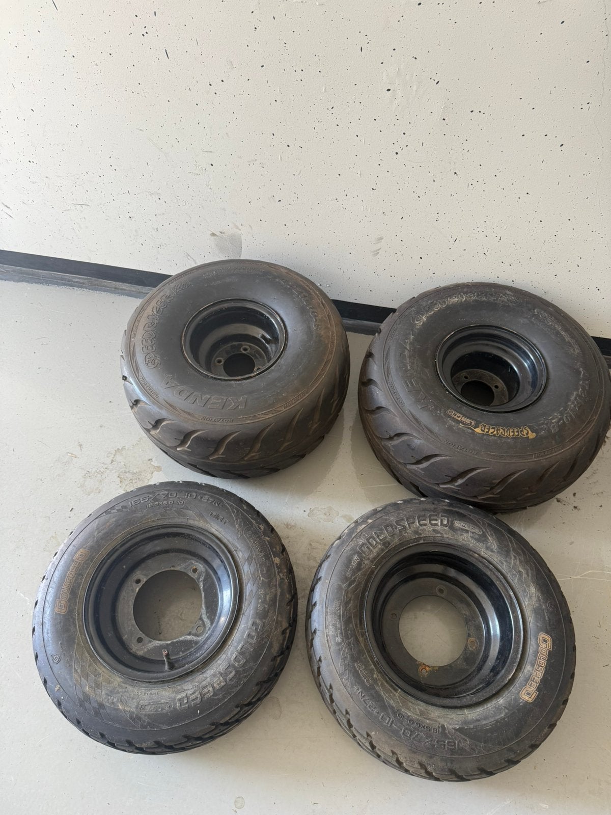 Yamaha blaster velgen banden, Motoren, Ophalen of Verzenden