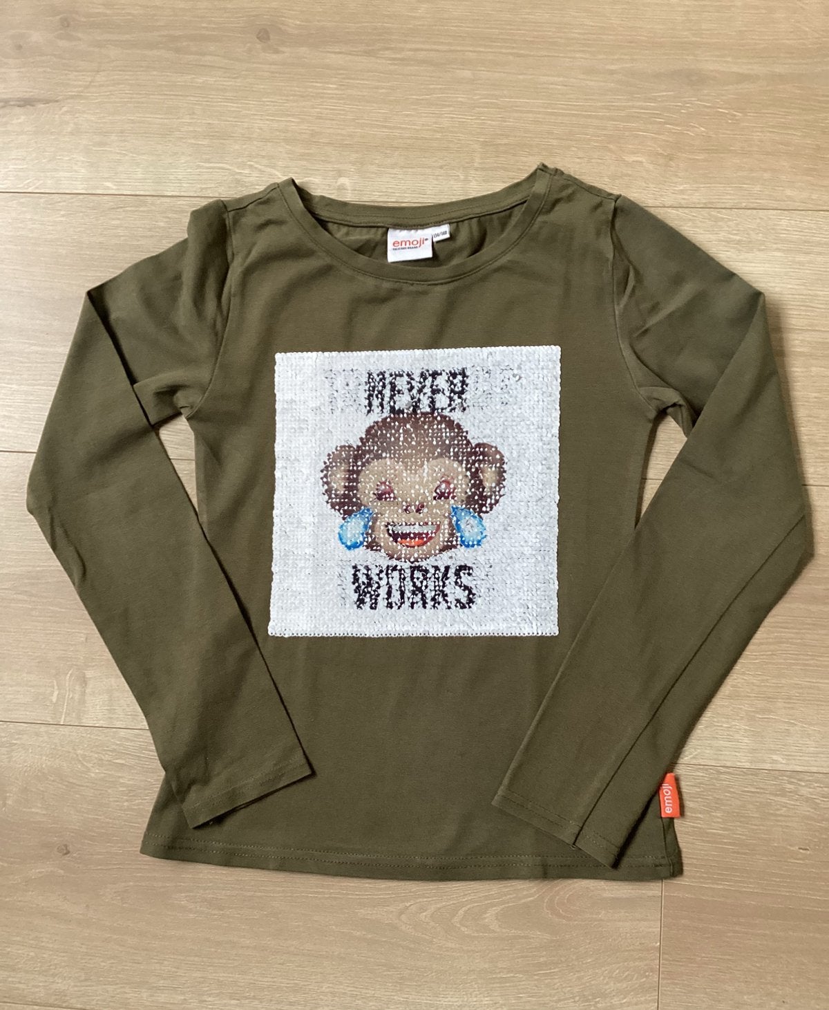 Shirt longsleeve reversible Coolcat maat 134/140 nieuwstaat, Ophalen of Verzenden, Zo goed als nieuw, Meisje, Shirt of Longsleeve
