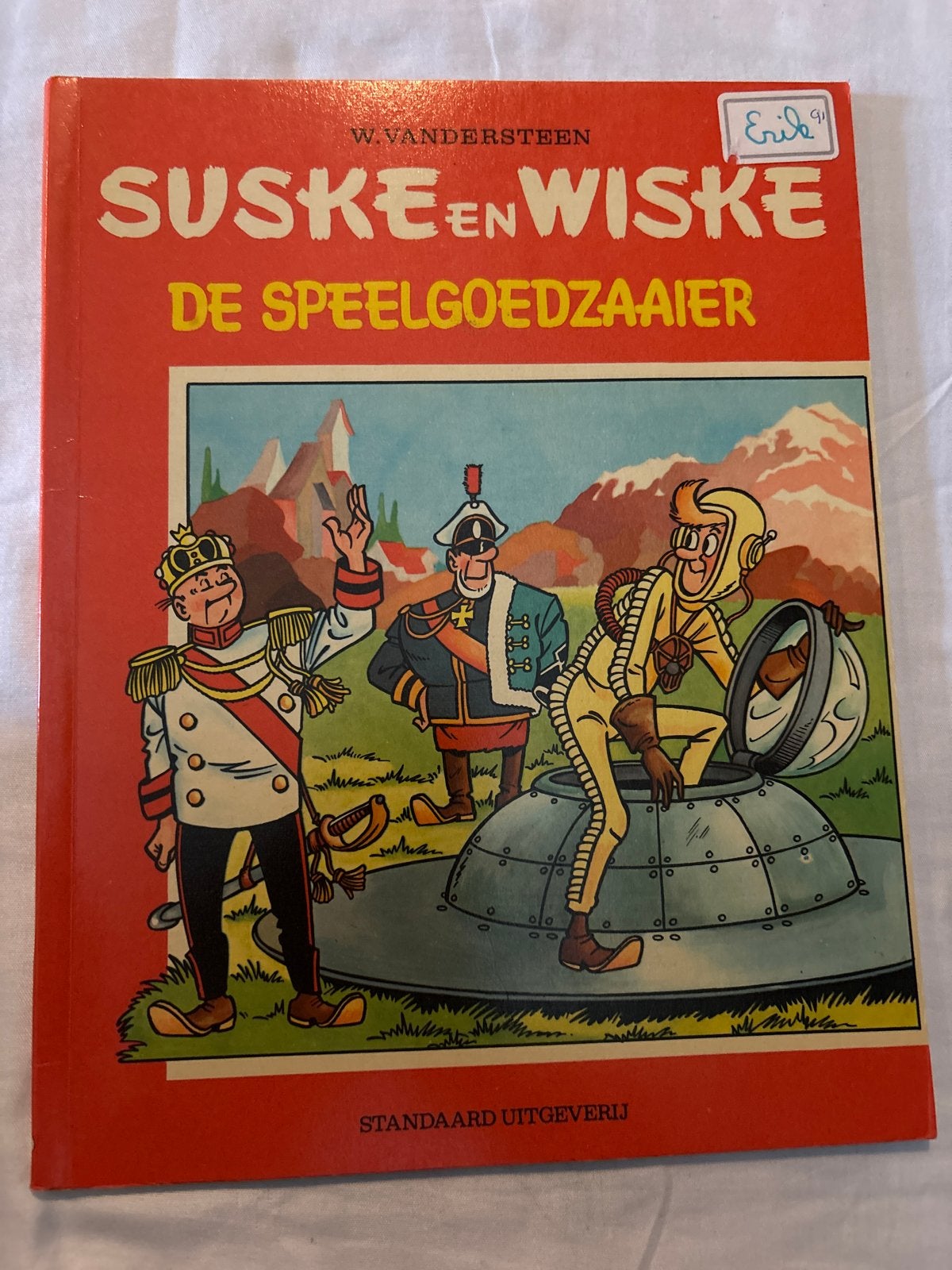 Suske en Wiske - De Speelgoedzaaier (Nr 91) 1972, Eén stripboek, Ophalen of Verzenden, Zo goed als nieuw