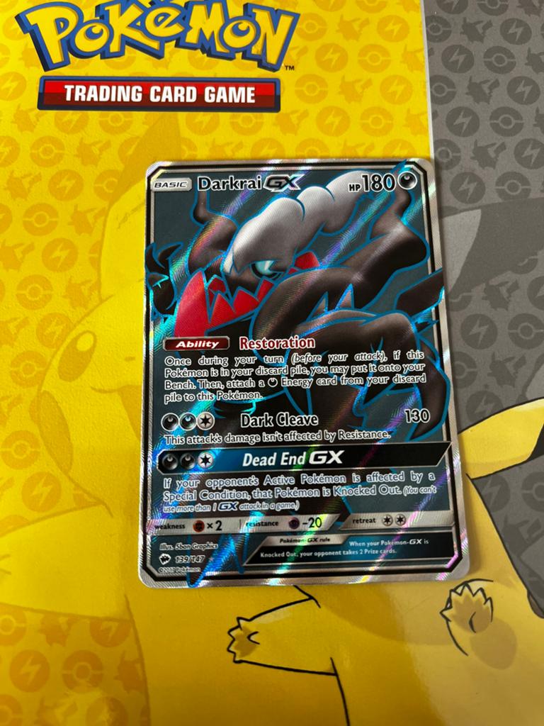 Darkrai GX 139/147, Hobby en Vrije tijd, Verzamelkaartspellen | Pokémon, Ophalen of Verzenden, Nieuw, Meerdere kaarten, Foil