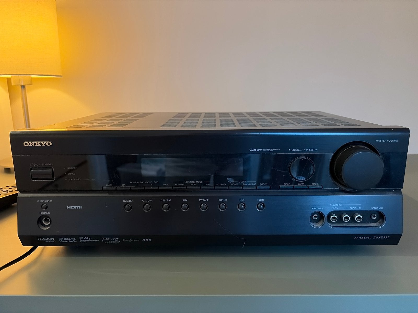 Onkyo TX-SR507 AV Receiver - 7.1 Surround Sound, Ophalen, Gebruikt, 60 tot 120 watt, Onkyo