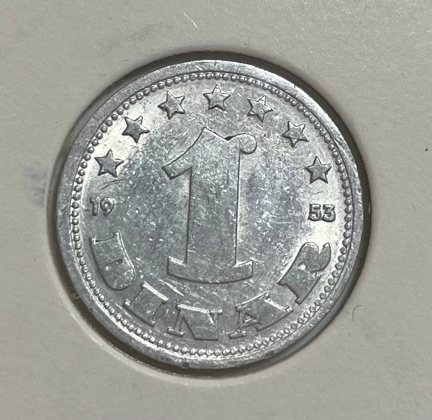 1 dinar Joegoslavië 1953, Ophalen of Verzenden