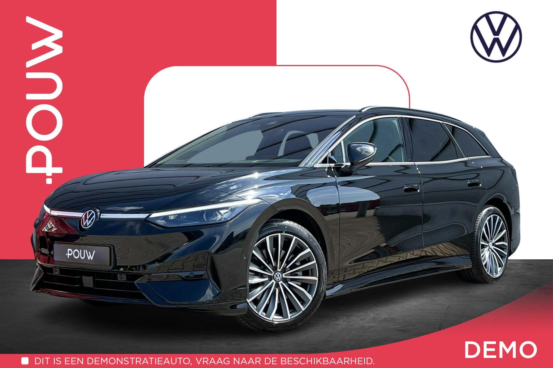 Volkswagen ID.7 Tourer 286pk Pro Limited Edition 77 kWh | So, Auto's, Automaat, 12 maanden, Achterwielaandrijving, Zwart