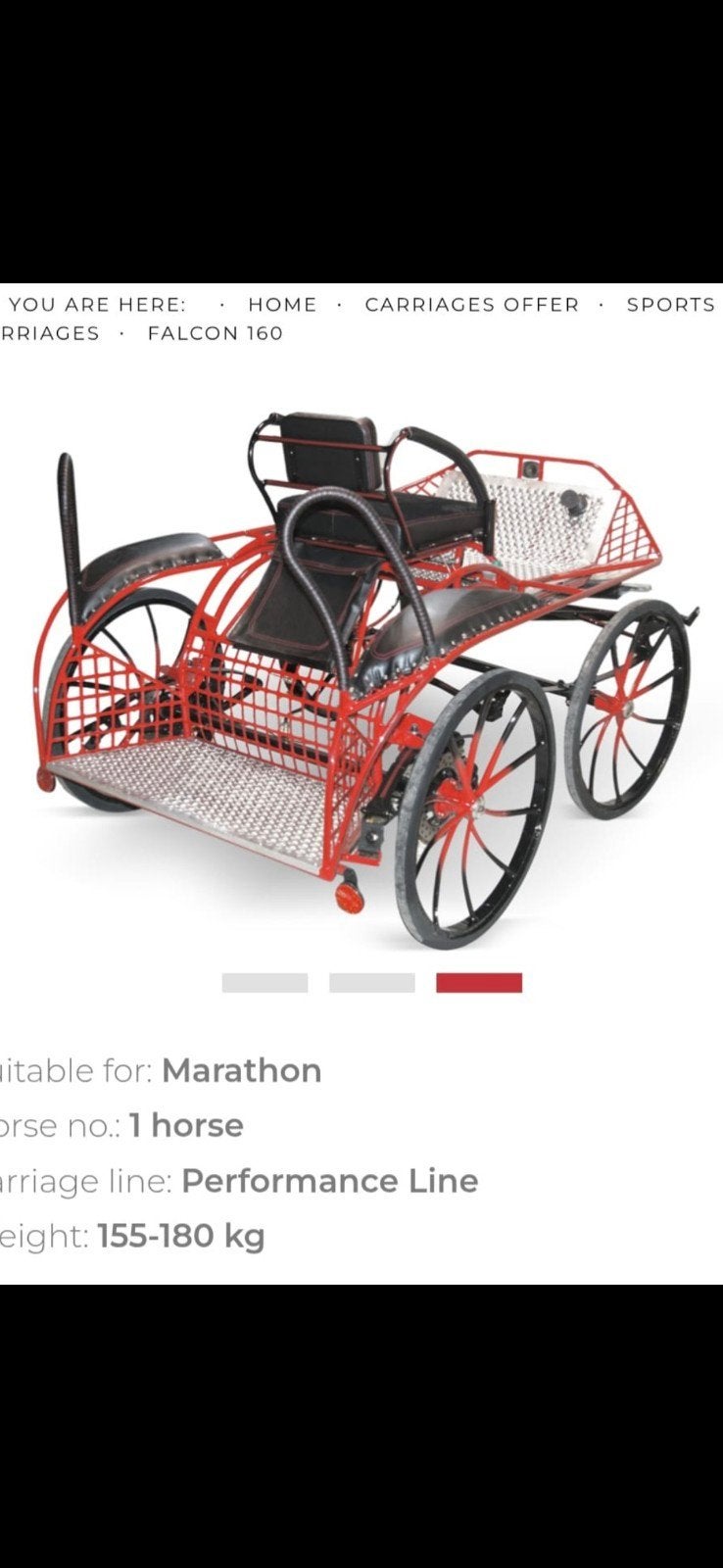Glinkowski marathonwagen, Gebruikt, Marathonwagen