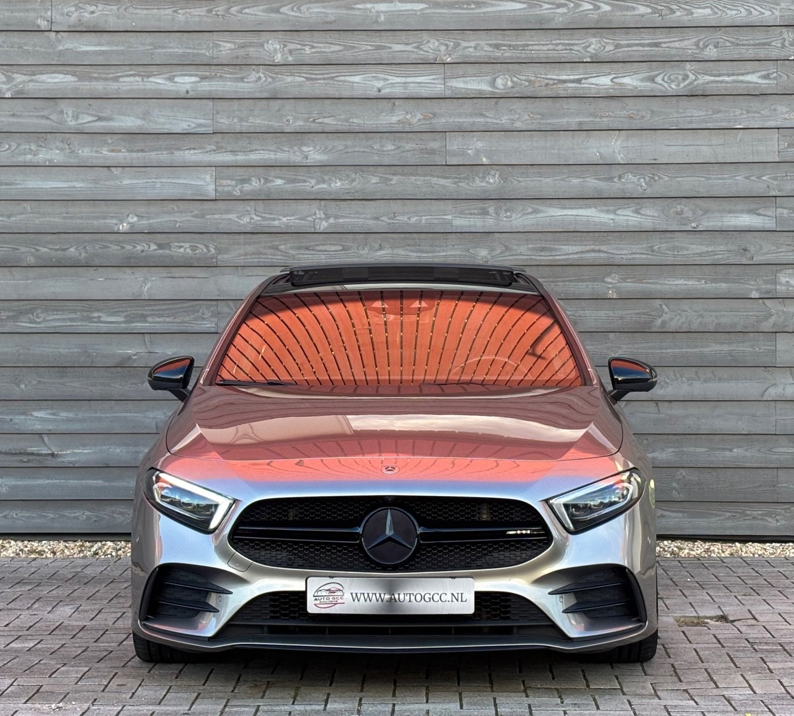 Mercedes-Benz A-klasse AMG 35 4MATIC EDITION 1 PANO HUD MEMO, Auto's, Automaat, Dealer onderhouden, 4 cilinders, Verwarmde buitenspiegels