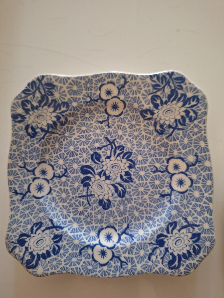 Charlotte Solian wave Soho Pottery Engels Blauw/Wit, Antiek en Kunst, Antiek | Servies los, Ophalen of Verzenden