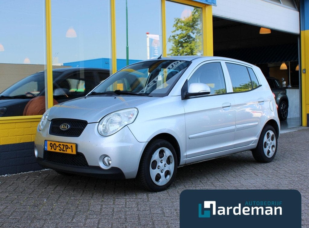 Kia Picanto 1.0 Airco Nwe. APK, 4 cilinders, 400 kg, Bedrijf, Handgeschakeld