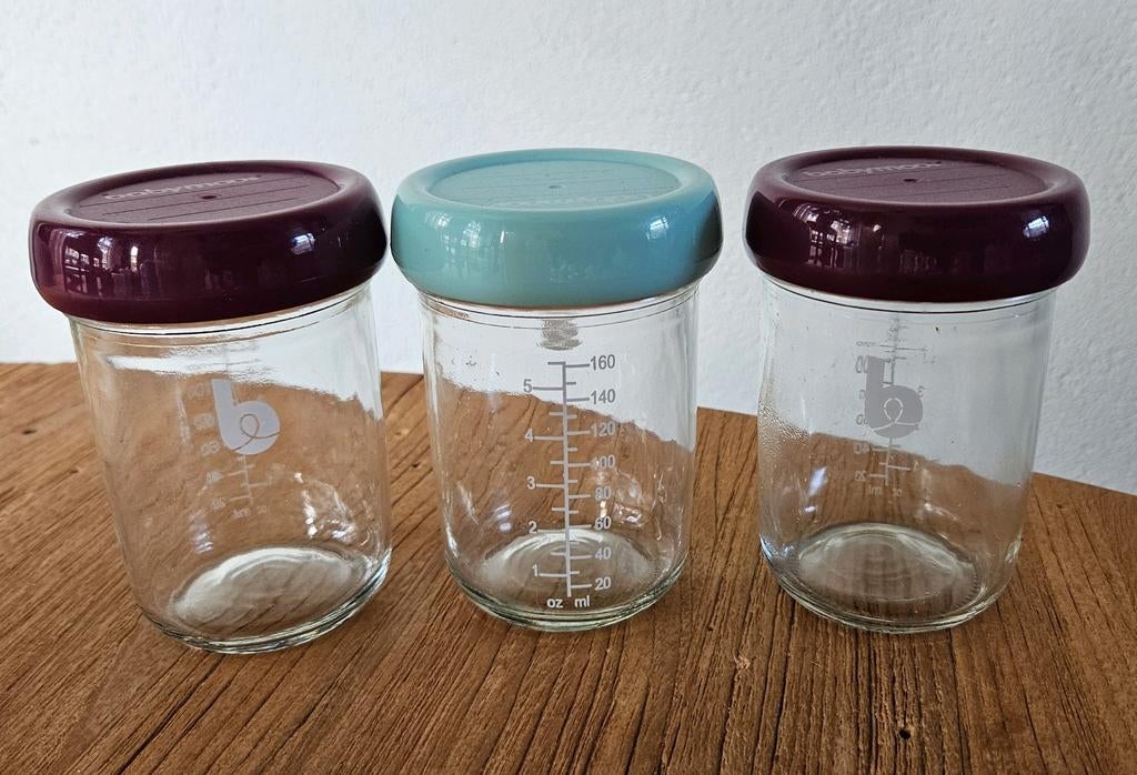 Babymoov Bewaarpotjes voor babyvoeding (3 stuks), Ophalen of Verzenden, Zo goed als nieuw, Overige typen