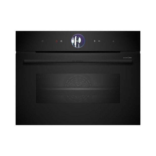 SHOWROOM Bosch compacte combi magnetron en stoomoven, Ophalen, 45 tot 50 cm, Nieuw, Bosch