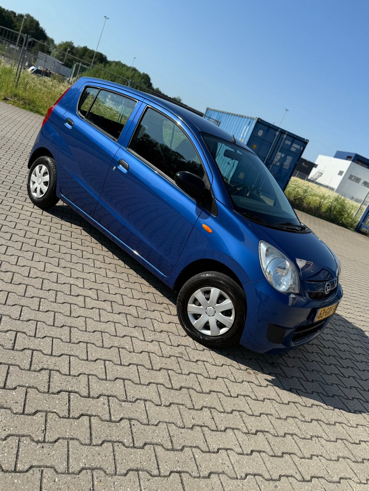 Daihatsu Cuore 1.0 5D 2008 Blauw, Auto's, Daihatsu, Voorwielaandrijving, 600 kg, 18 €/maand, Cuore