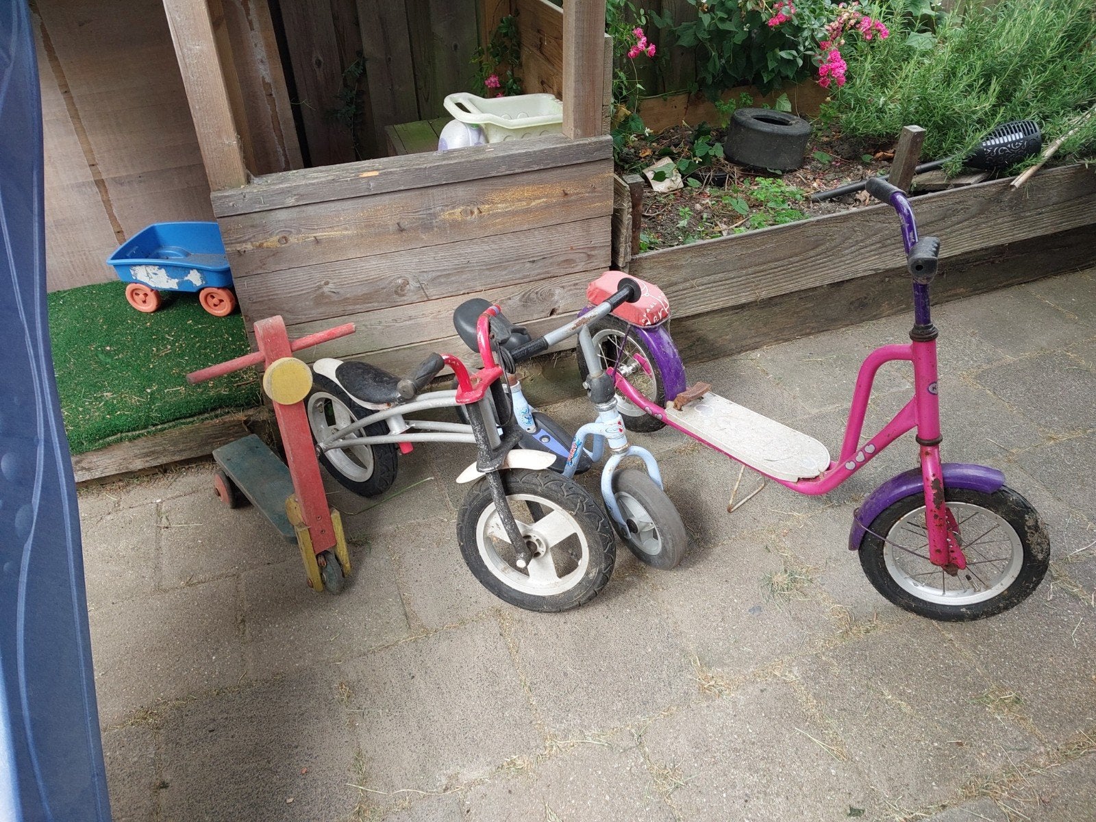 Step en loopfietsjes, Ophalen, Gebruikt, Gewone step