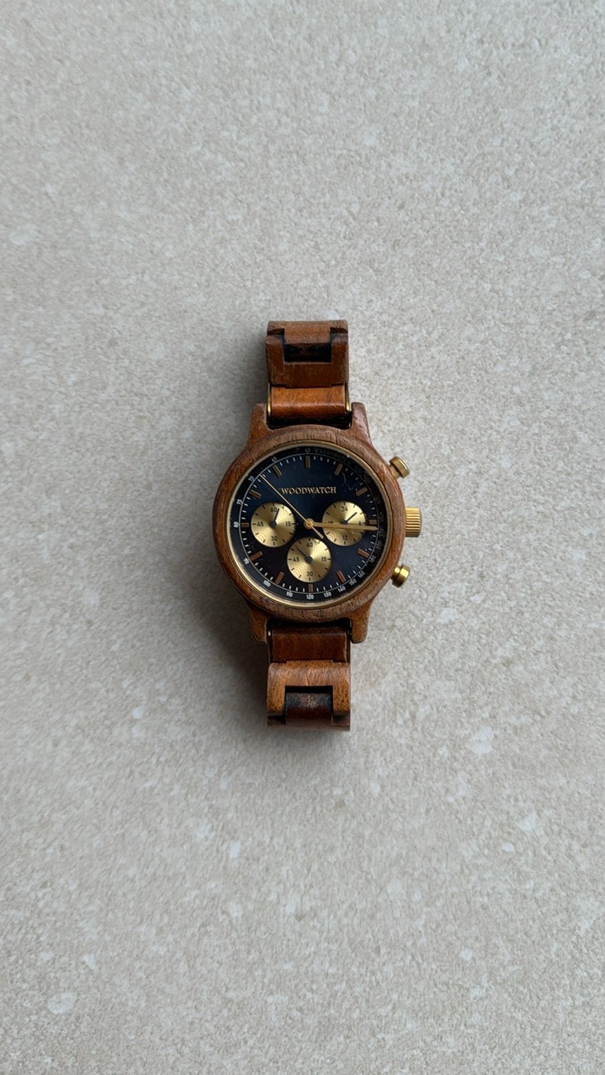 Woodwatch Sailor Walnut // Horloge, Overige merken, Polshorloge, Overige materialen, Ophalen of Verzenden