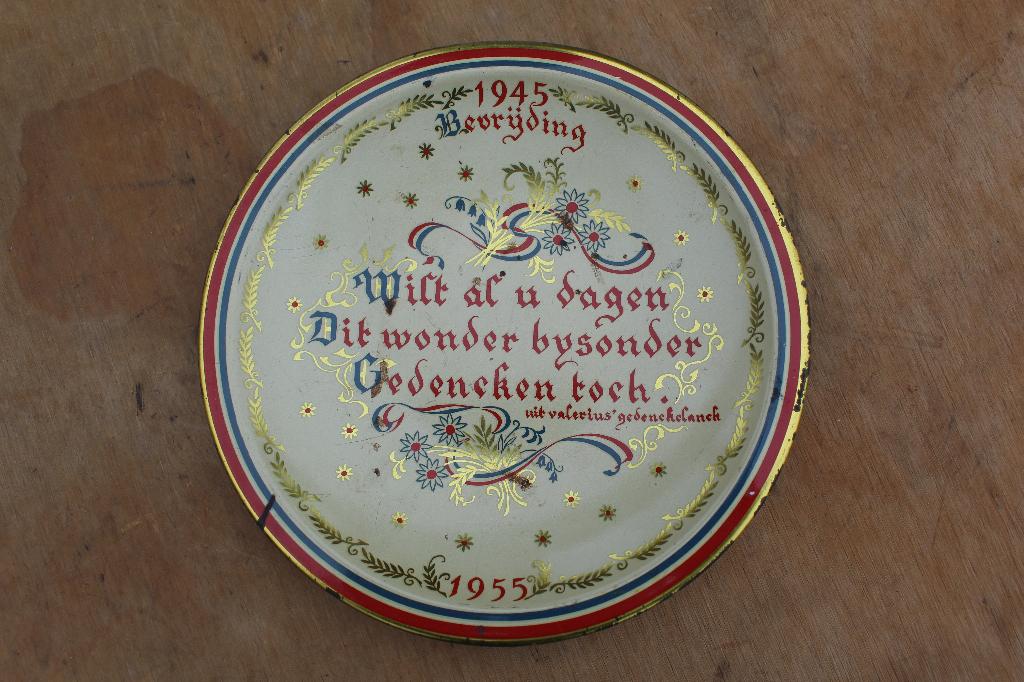 + Oud Nederlands Bevrijding Herdenkings Bordje Uit 1955 +, Ophalen of Verzenden, Overige soorten, Nederland