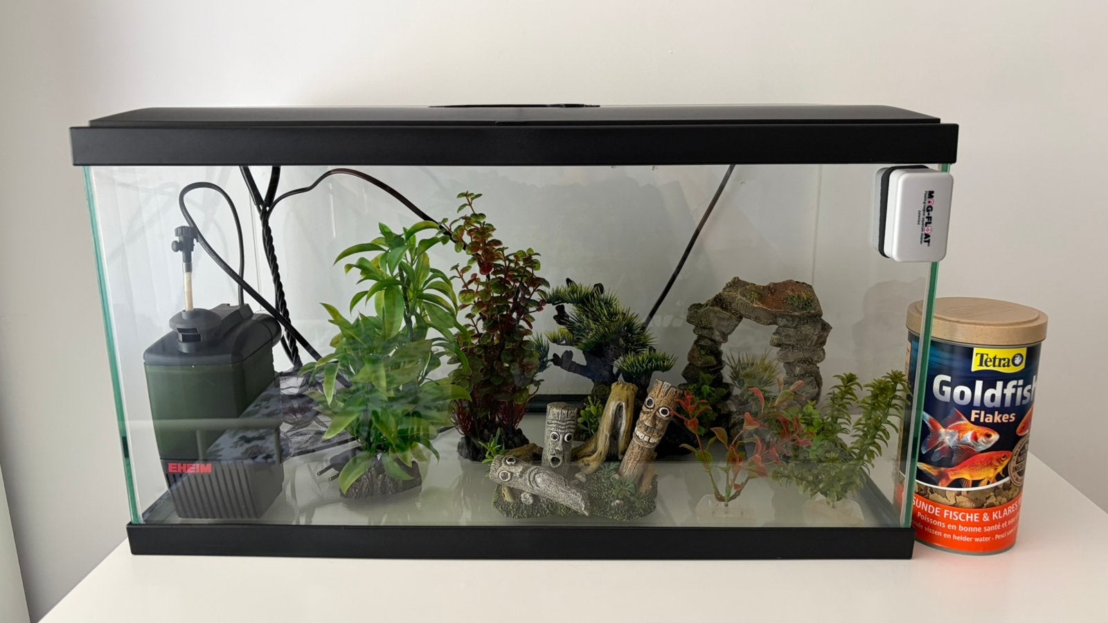 Aquarium met toebehoren, Ophalen, Zo goed als nieuw, Leeg aquarium
