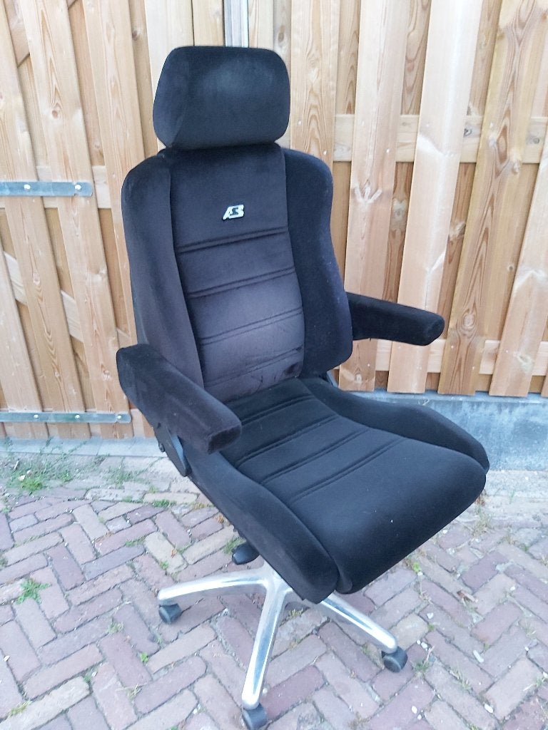 ASS sportstoel op bureaustoel-onderstel., Auto-onderdelen, Ophalen, Gebruikt