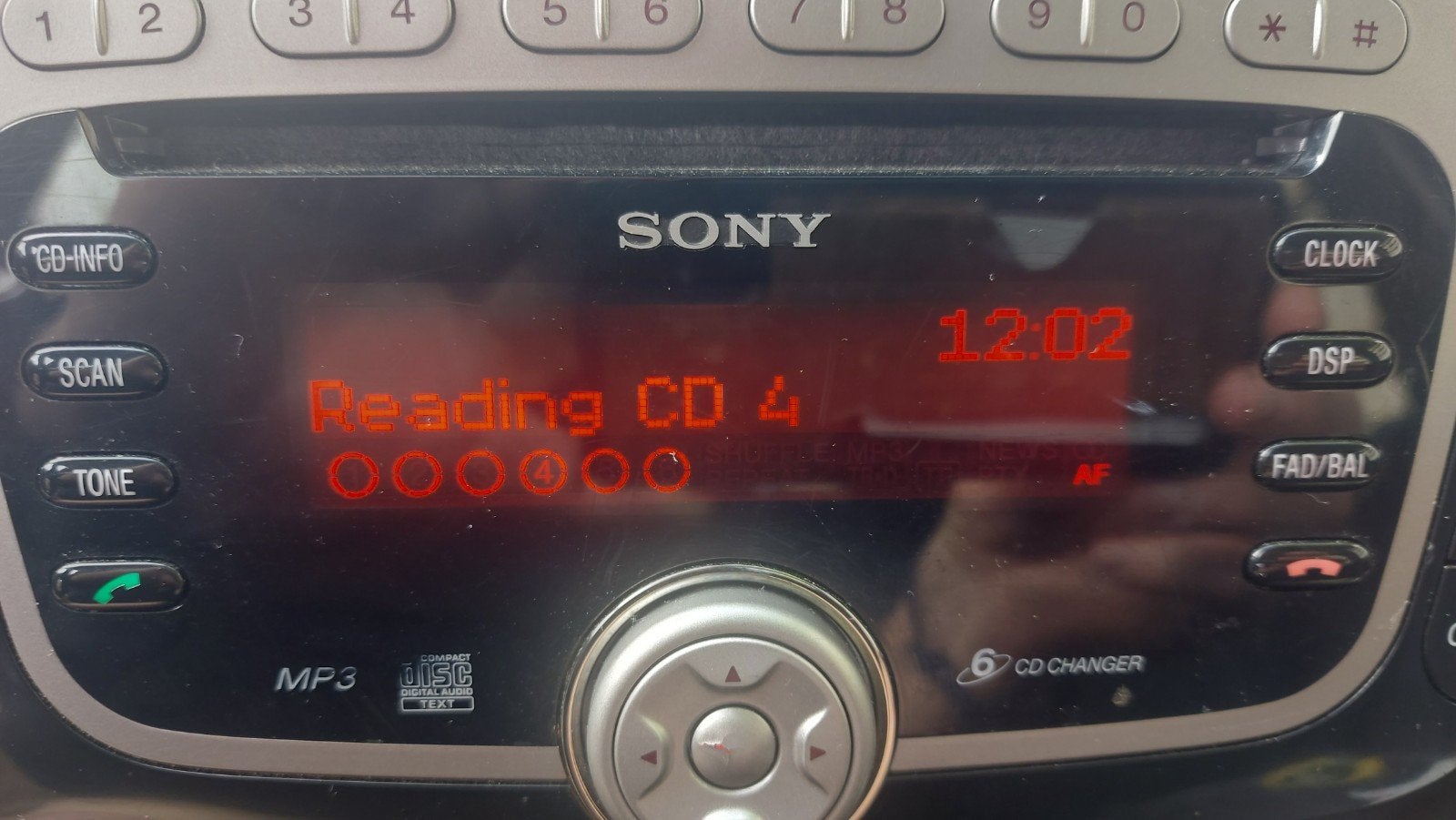 Ford Mondeo Sony radio 6 cd wisselaar, Ophalen of Verzenden, Gebruikt