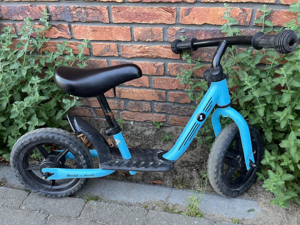 Bandits & Angels loopfiets - Blauw, Fietsen en Brommers, Ophalen, Gebruikt, Minder dan 16 inch