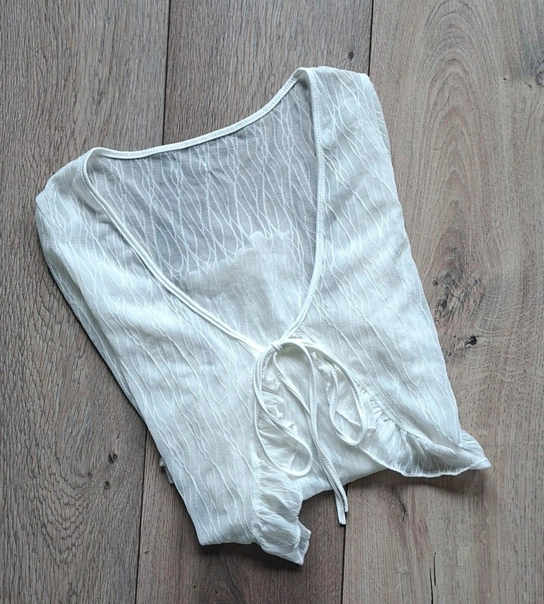 BLOUSE BOLERO wit S/M🙂, Wit, Nieuw, Ophalen of Verzenden, Maat 36 (S)