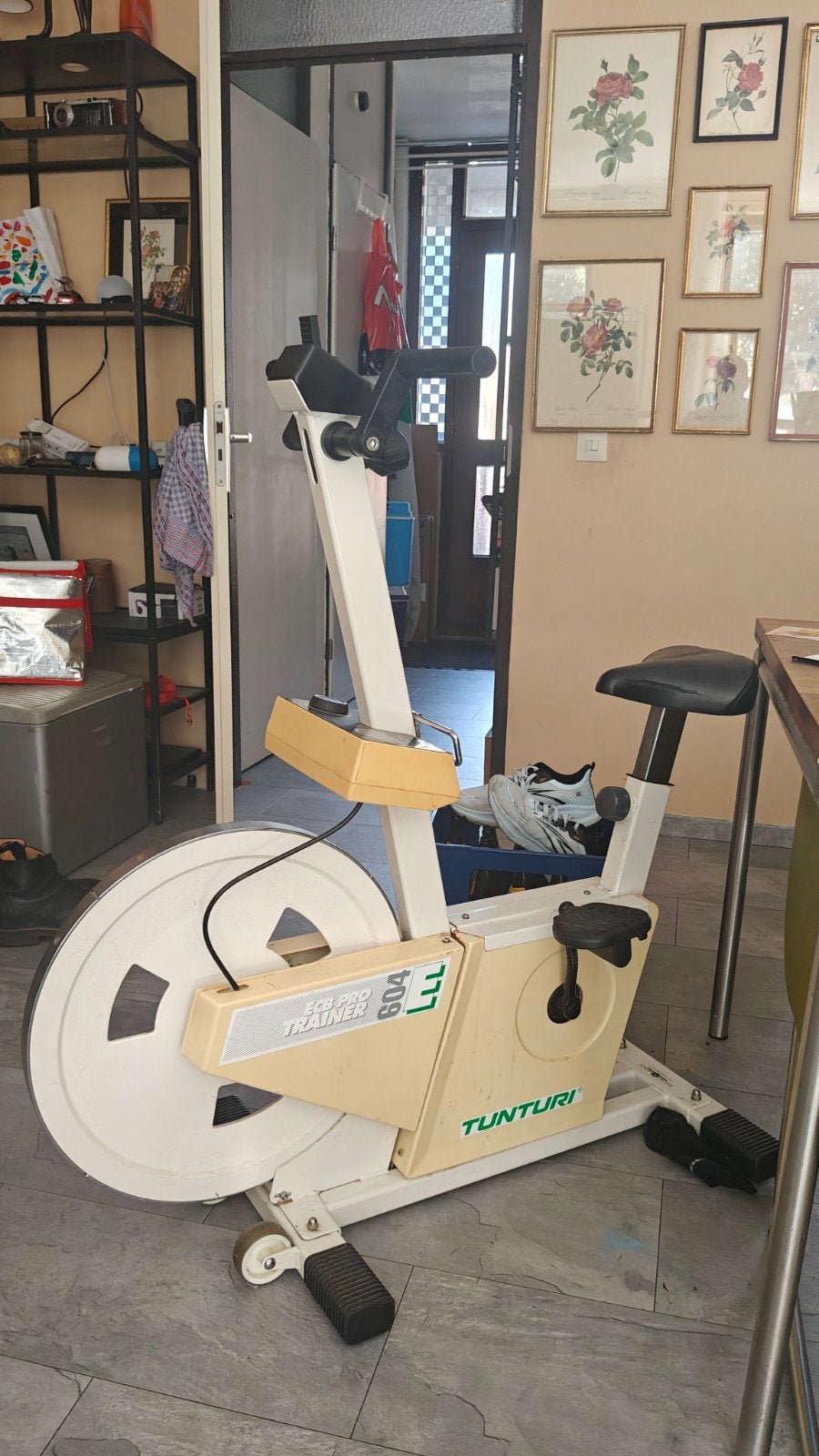 Tunturi ECB Pro Trainer 604 Hometrainer, Ophalen, Gebruikt, Metaal, Benen