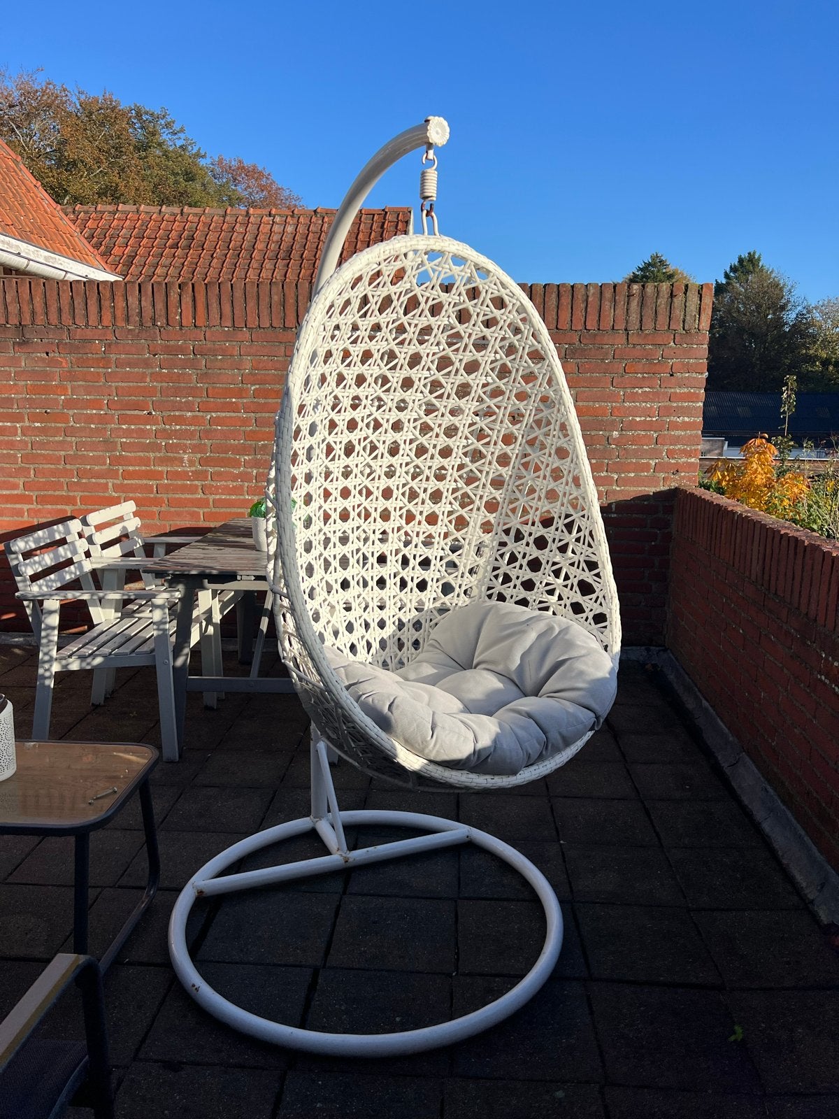 Witte Hangstoel, Ophalen, Gebruikt, Wicker