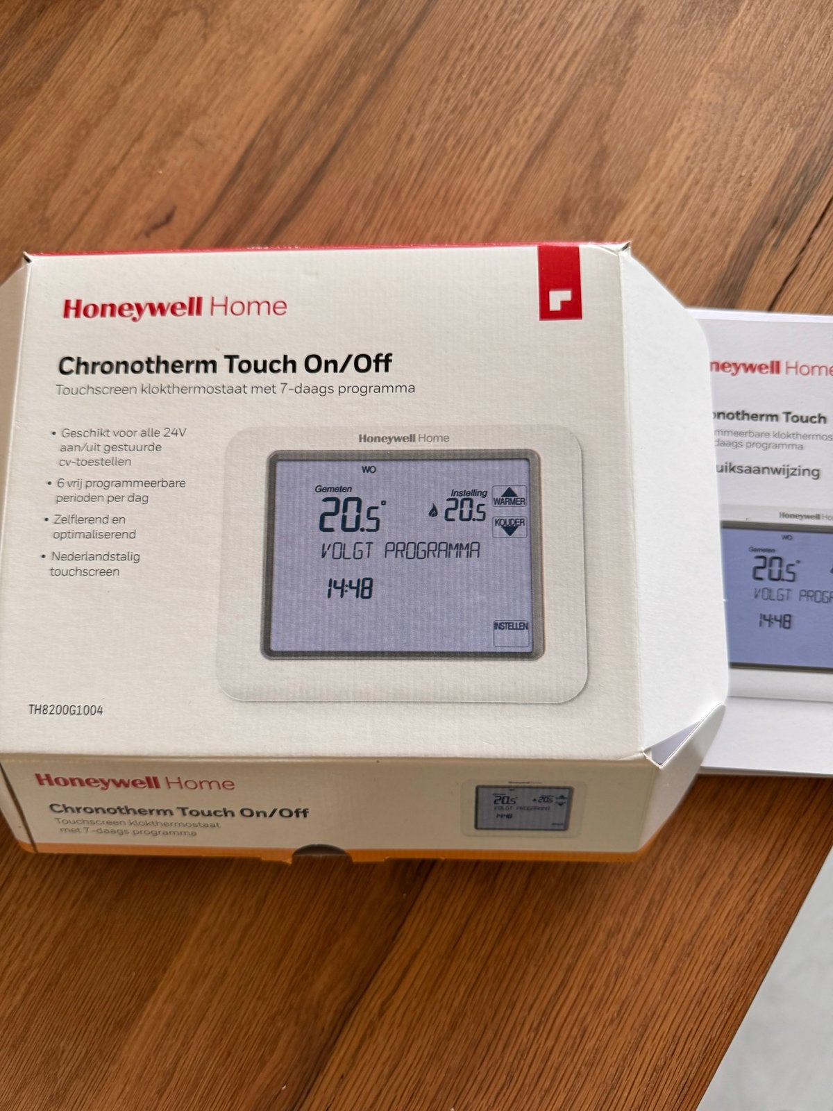 Honeywell Home Chronotherm Touch On/Off Klokthermostaat, Ophalen of Verzenden, Slimme thermostaat, Zo goed als nieuw