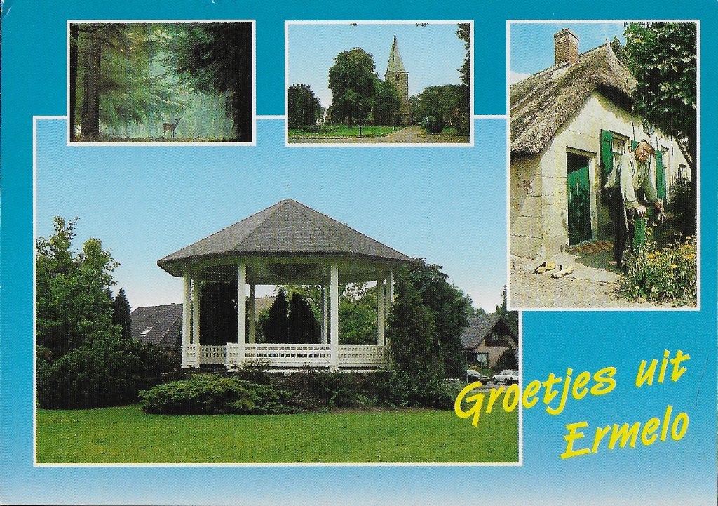 Ermelo gelopen ansichtkaart ( 1679 ), Ophalen of Verzenden, 1980 tot heden, Gelopen, Gelderland