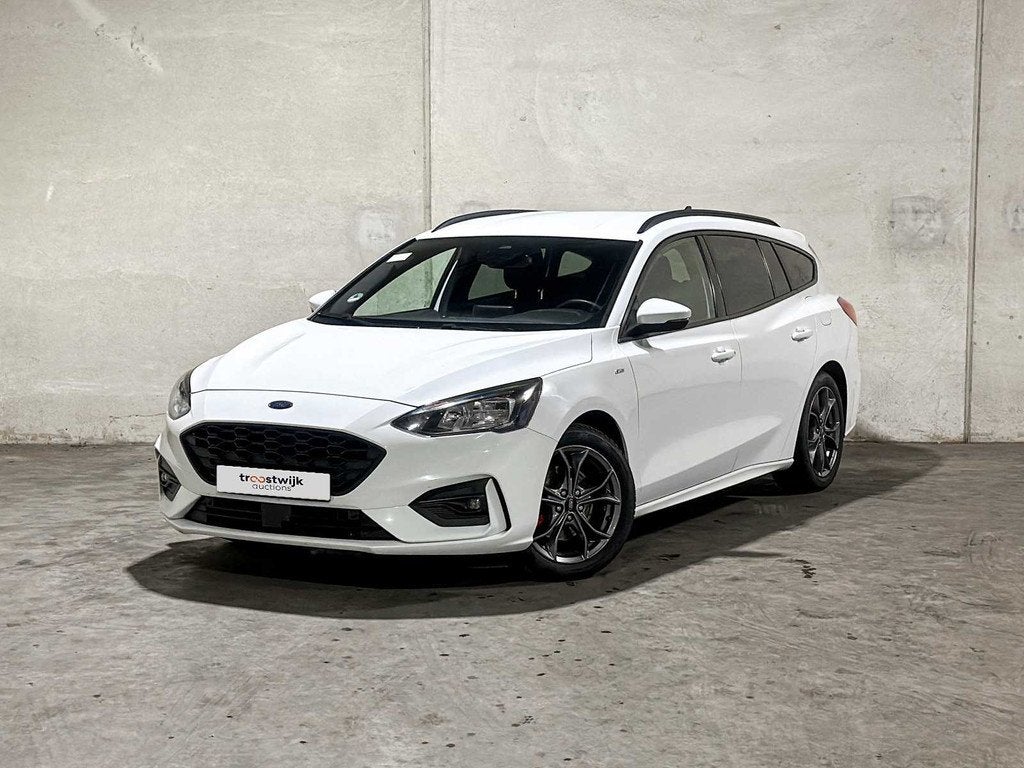 Ford Focus Wagon 1.0 EcoBoost Hybrid ST Line X Business 122p, Auto's, Gebruikt, Euro 6, Overige brandstoffen, Wit