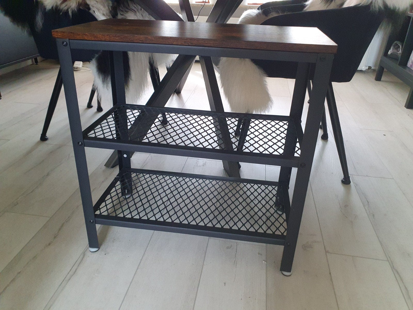 Industrieel schoenenrek, Ophalen, Minder dan 55 cm, Gebruikt, Rechthoekig