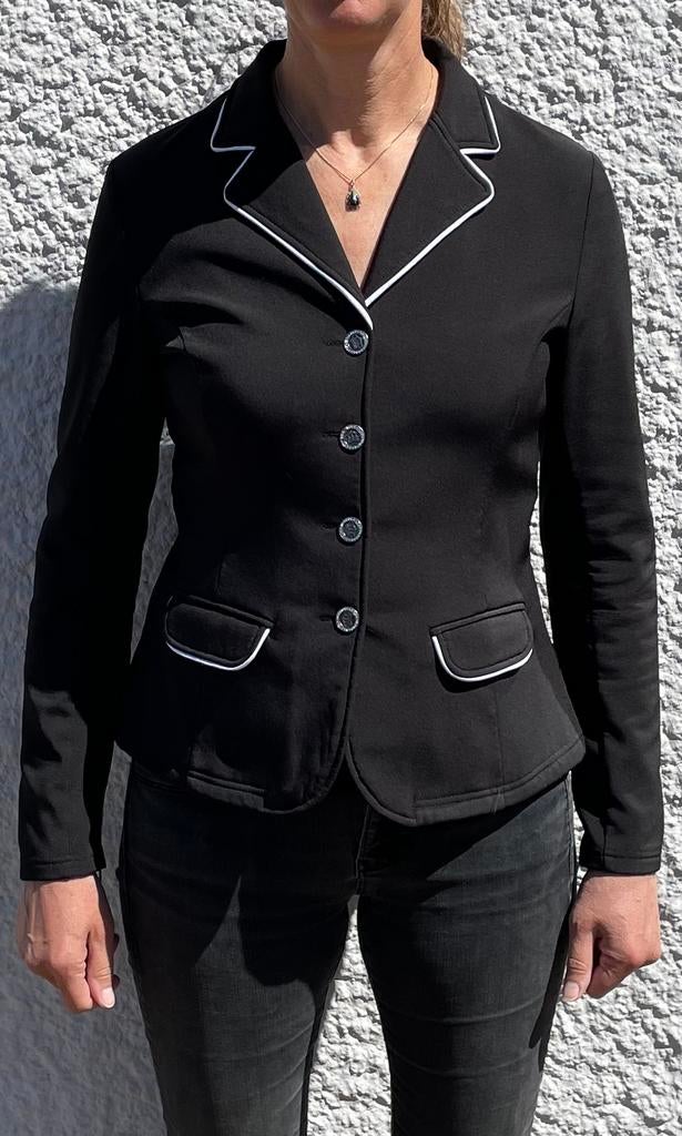 Zwart wedstrijd jasje Harry’s Horse maat M, Ophalen of Verzenden, Zo goed als nieuw, Dressuur, Bovenkleding