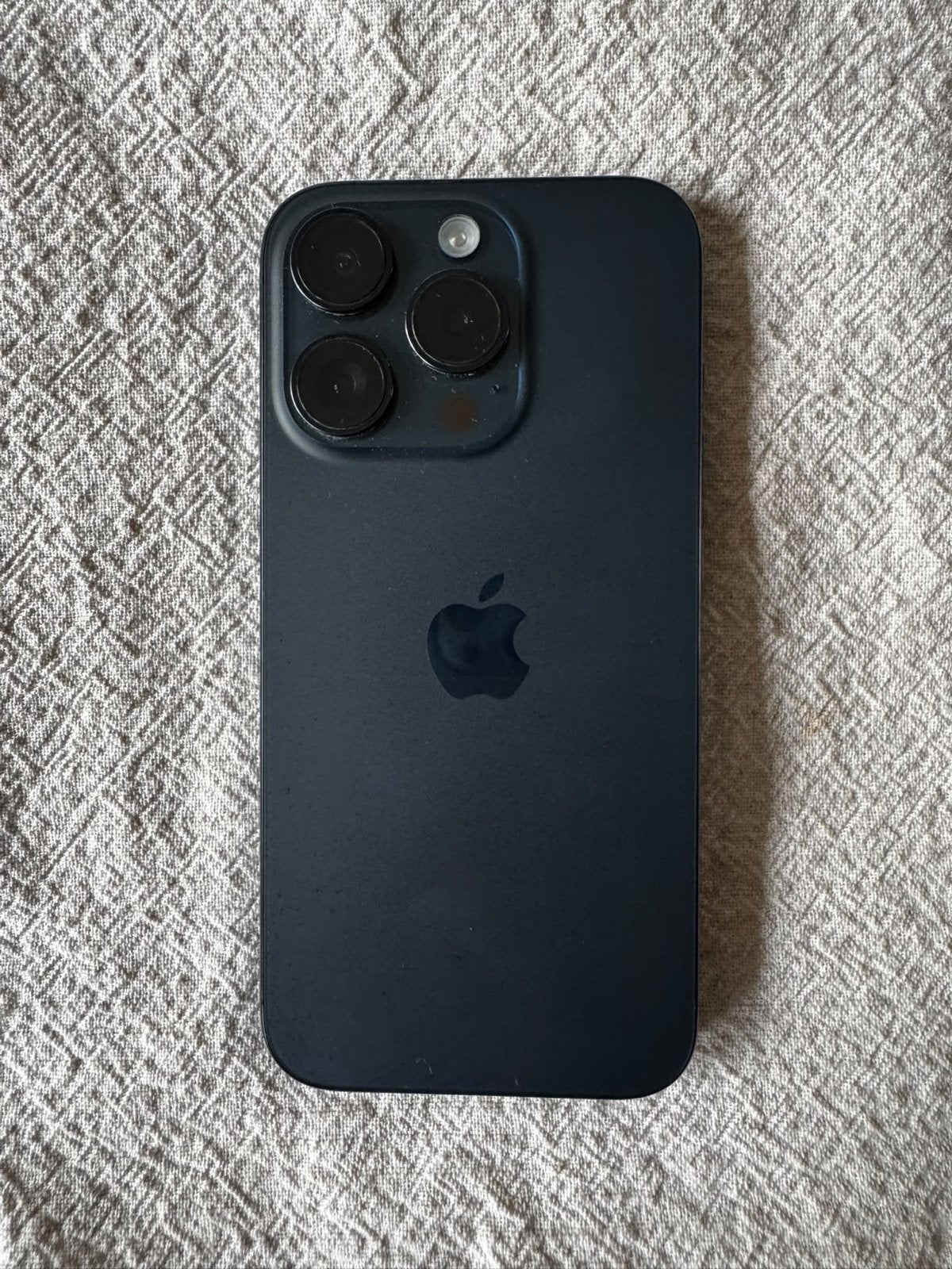 iPhone 15 Pro 128gb Midnight Blue, Telecommunicatie, Ophalen, 128 GB, Blauw, Zo goed als nieuw