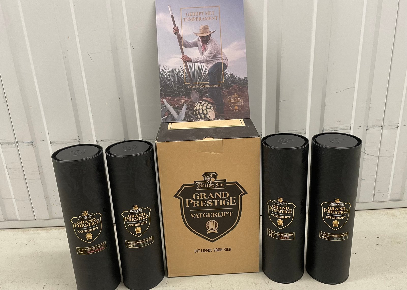 Hertog Jan Vatgerijpt 2023 complete set, Verzamelen, Biermerken, Ophalen, Nieuw, Overige typen, Hertog Jan