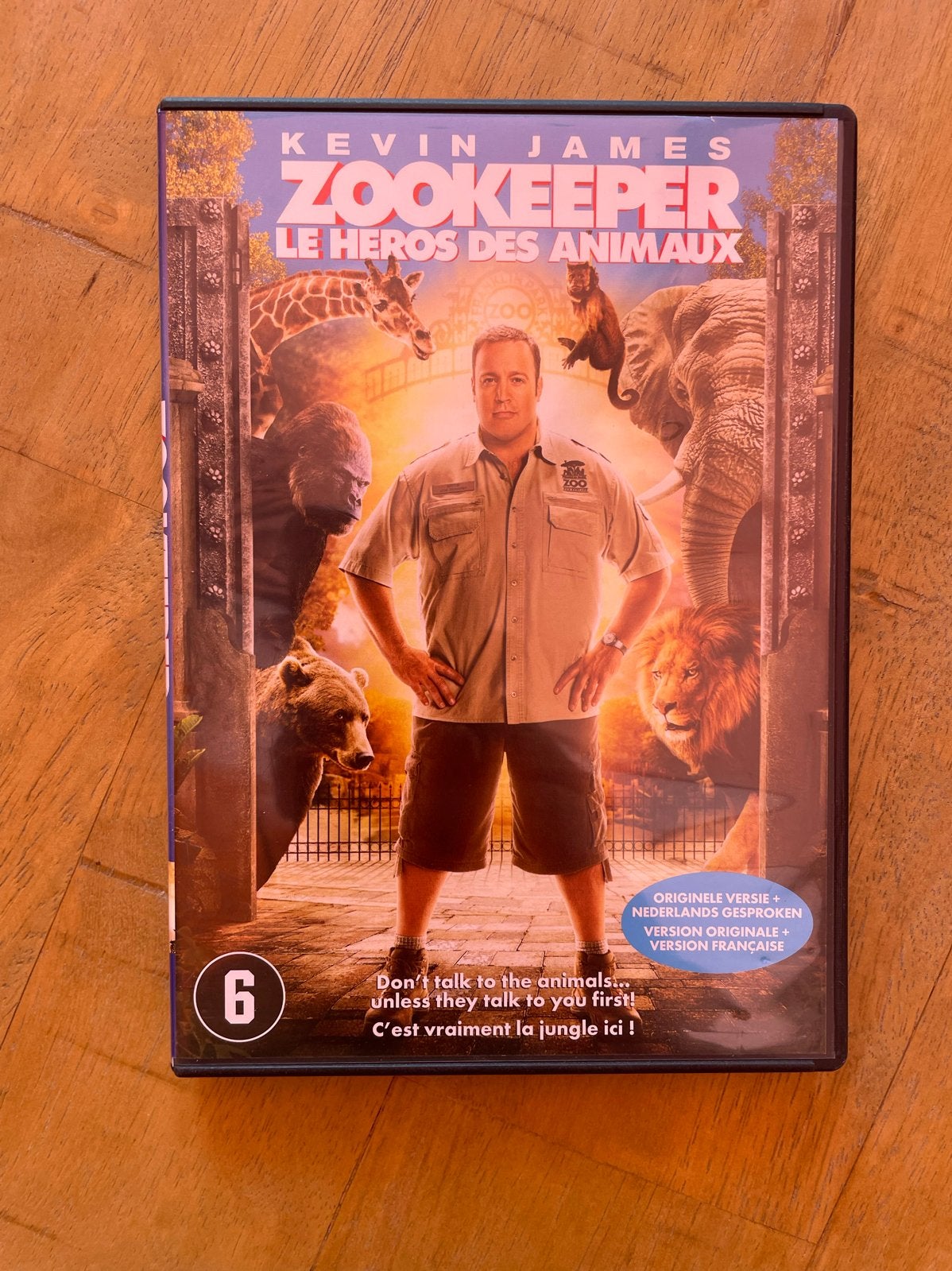 Zookeeper DVD - Kevin James - Leuke Familiefilm, Vanaf 6 jaar, Ophalen of Verzenden, Gebruikt