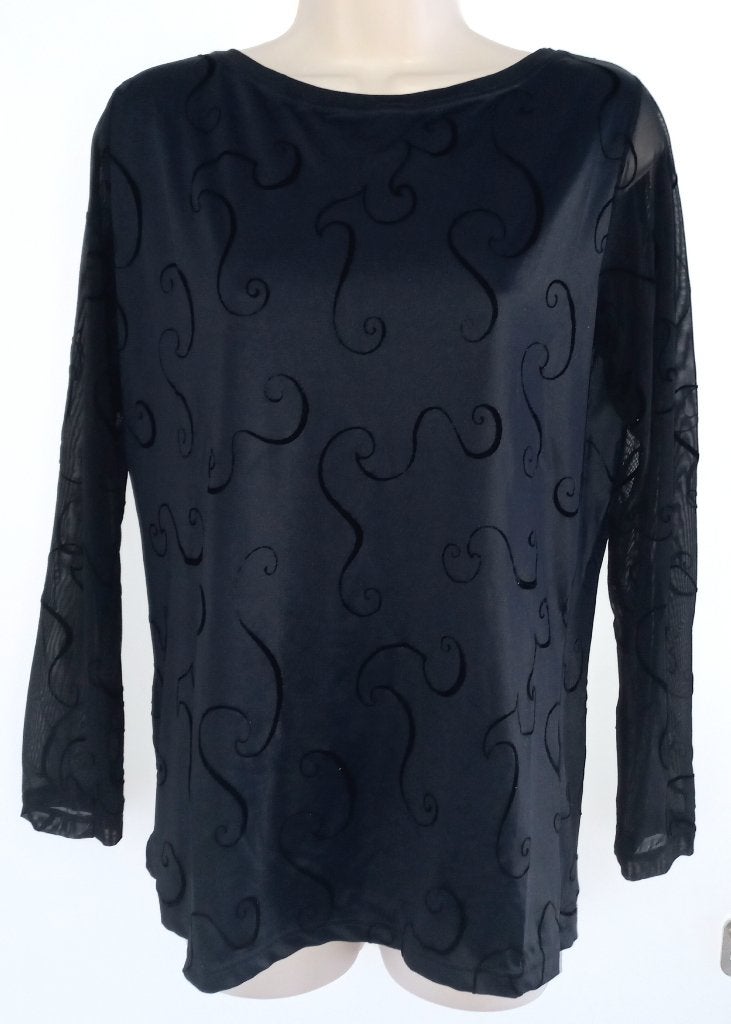 Pompadour top maat 40, Maat 38/40 (M), Zwart, Ophalen of Verzenden, Zo goed als nieuw