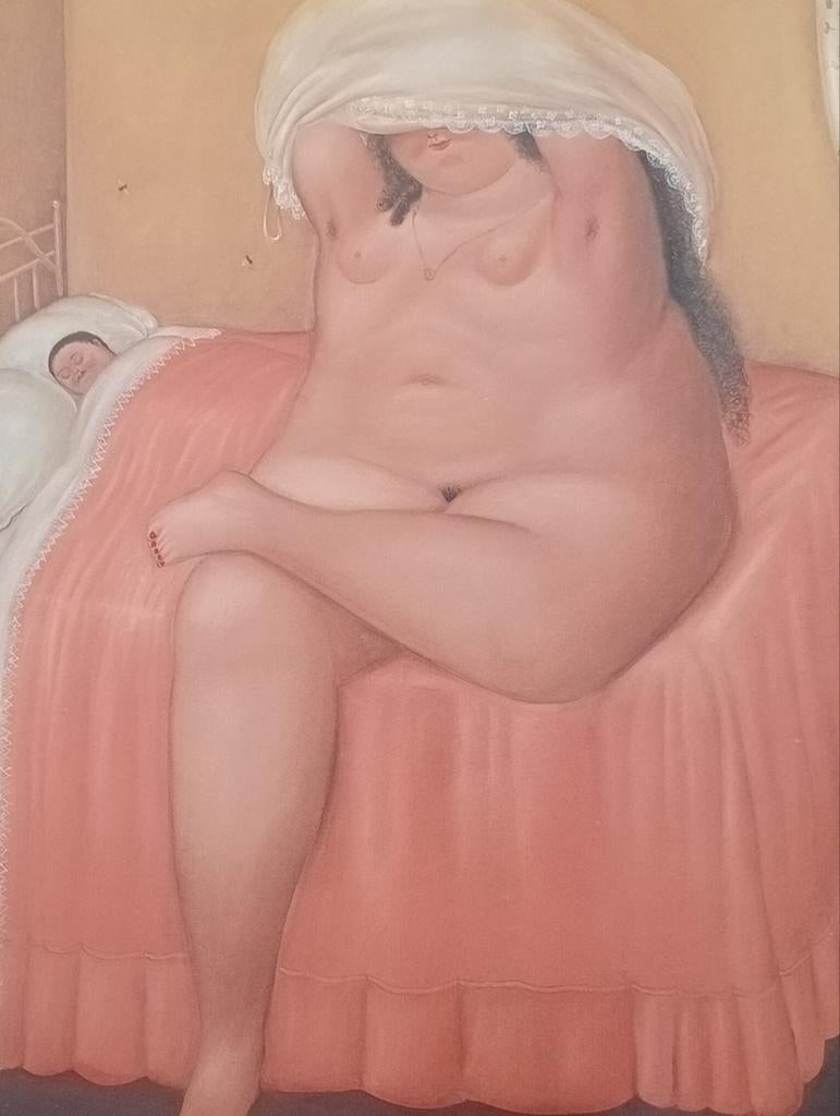 Fernando Botero print naakt erotiek, Ophalen of Verzenden