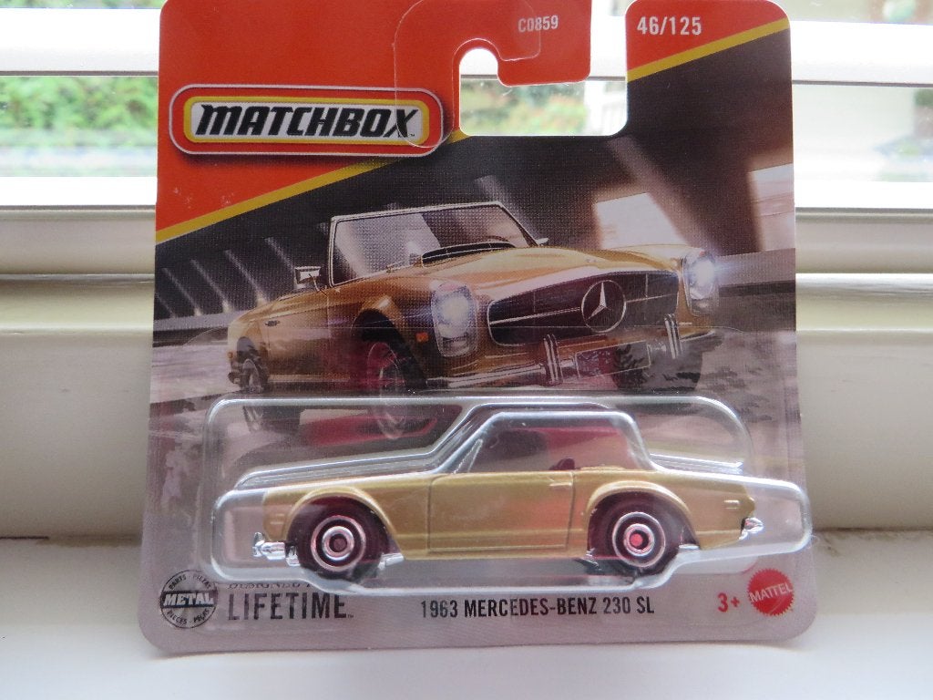 Matchbox 1963 Mercedes 230 SL goud, Ophalen of Verzenden, Nieuw, Auto