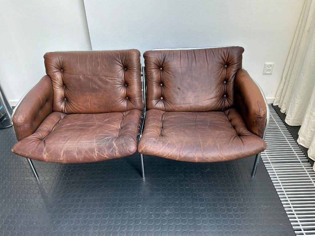 Martin Visser Osaka bankje, 2x Osaka stoel, 1x Ottoman stoel, Ophalen, Gebruikt, Martin Visser, Spectrum, Osaka, Ottoman, 75 tot 100 cm