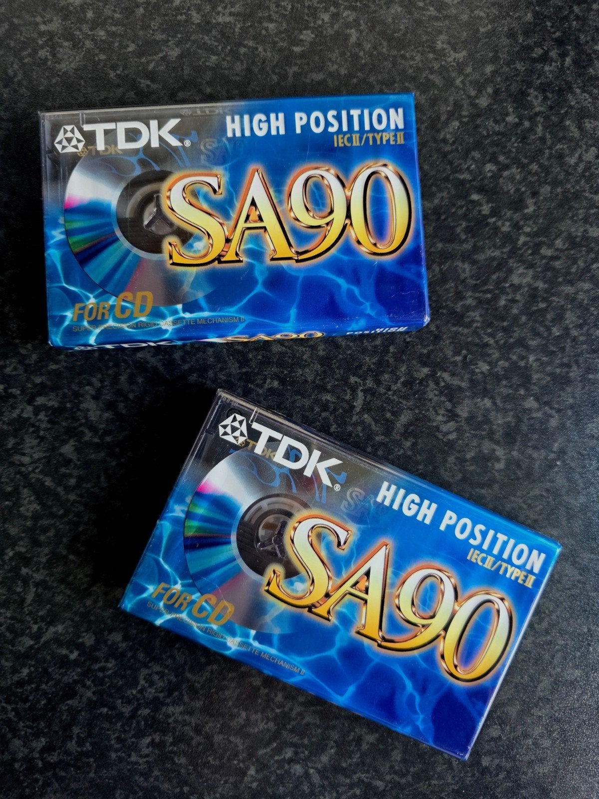Nieuw 2x TDK SA90 High Position (Type II) cassettebandjes, 2 t/m 25 bandjes, Overige genres, Ophalen of Verzenden, Nieuw in verpakking