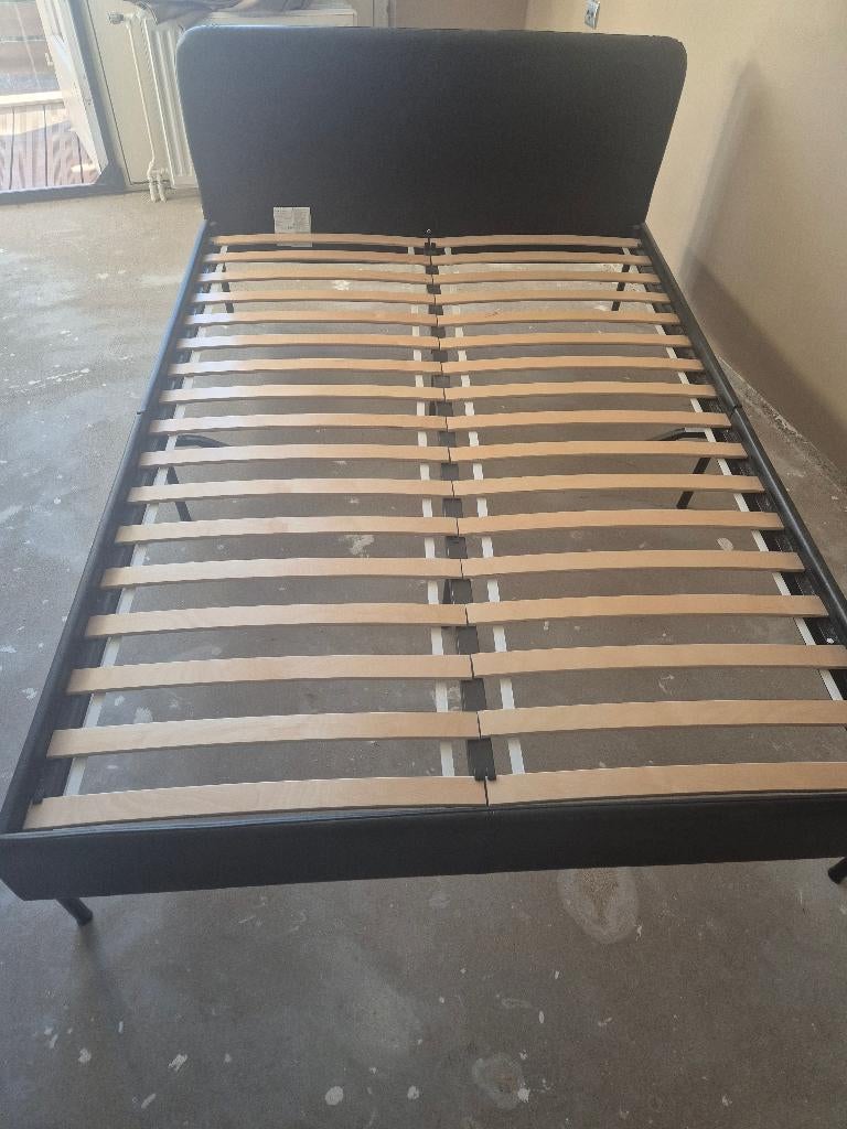 Tweepersoonsbed, Ophalen, Overige materialen, Gebruikt, Zwart