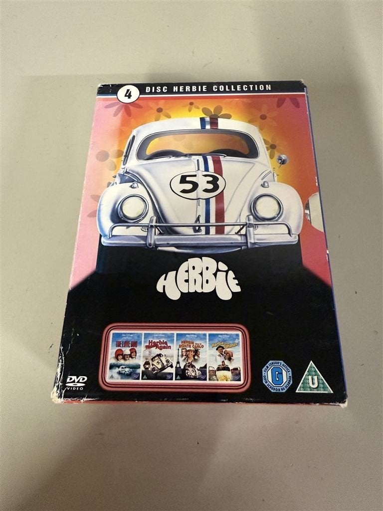 Herbie 4 disc dvd box, Alle leeftijden, Ophalen of Verzenden, Zo goed als nieuw