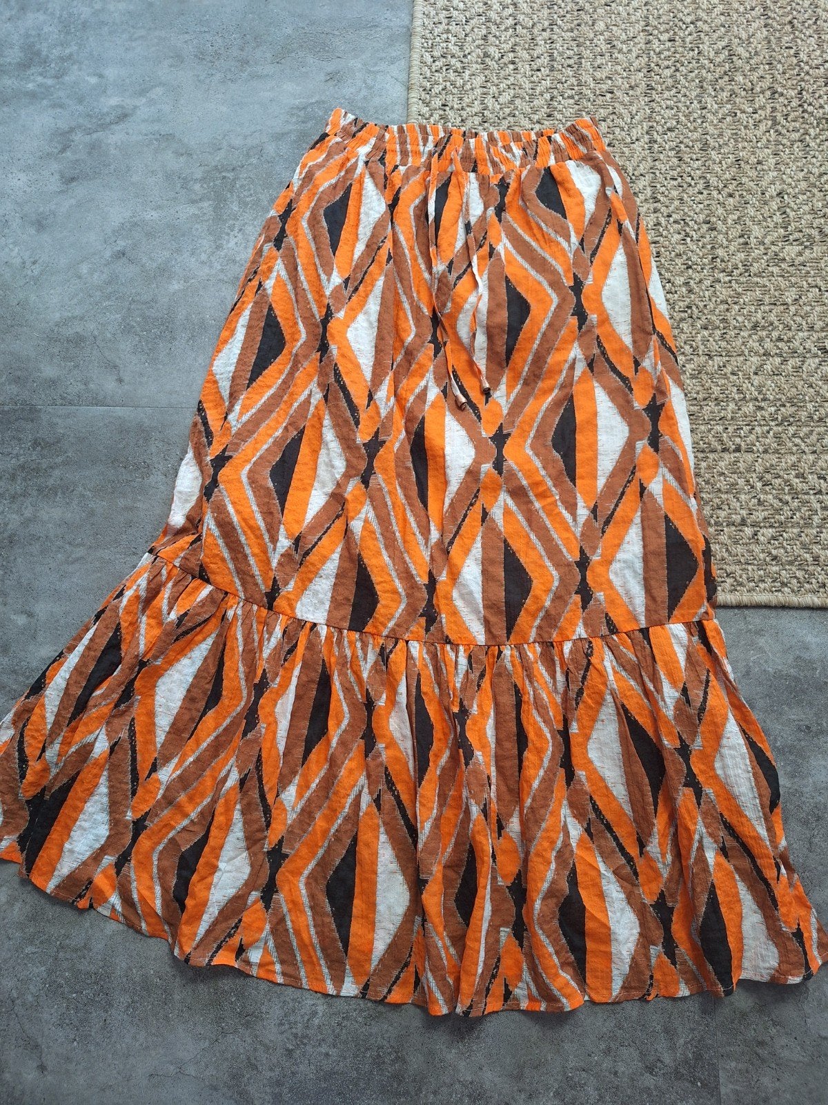 Nieuw! Prachtige zomerrok van Geisha maat S!, Geisha, Nieuw, Oranje, Ophalen of Verzenden