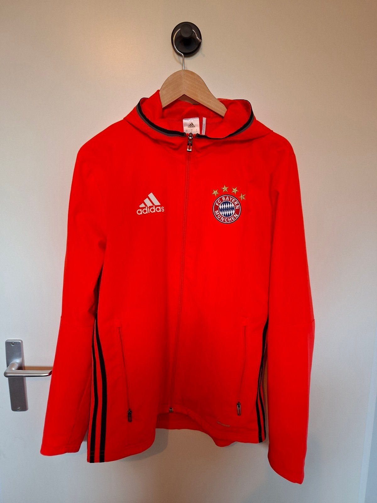 Adidas FC Bayern München Climacool Trainingsjack Maat S, Kleding | Heren, Ophalen of Verzenden, Zo goed als nieuw, Adidas, Voetbal